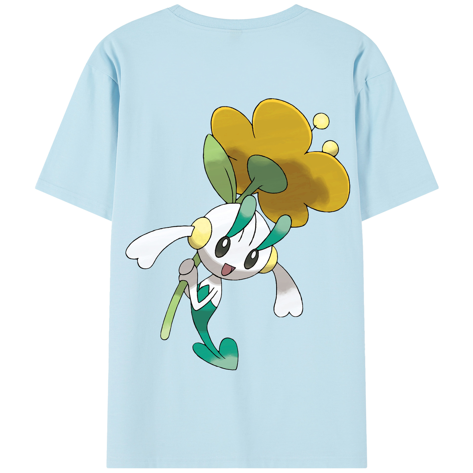 （画像用） ポケットモンスター Pokémon 綿100％半袖Tシャツ（背面プリント）